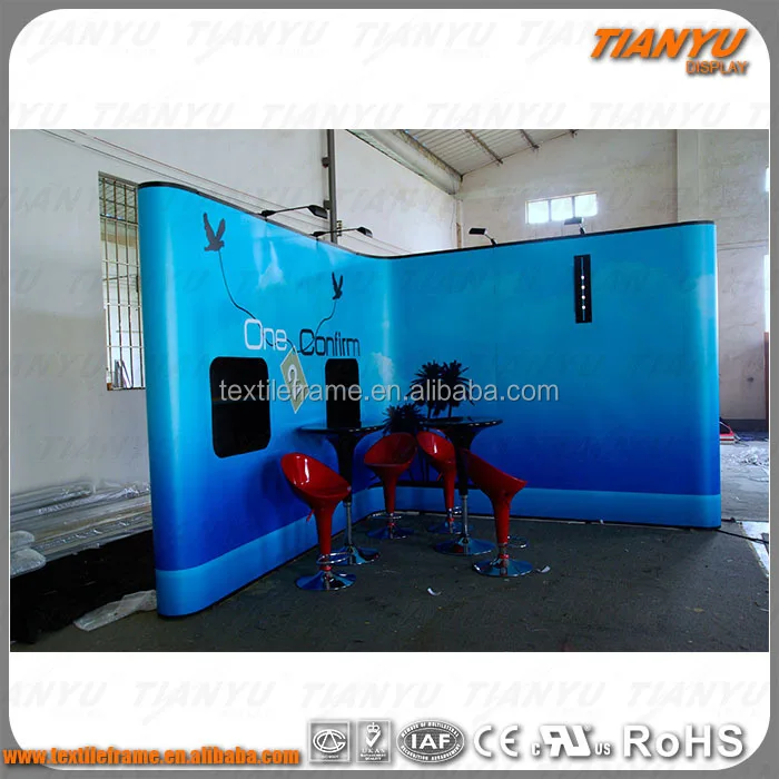 newly Innovative booth exhibit display pop up stand banner display