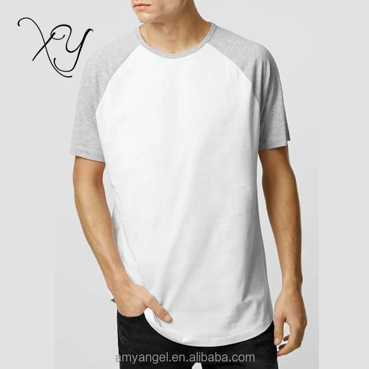 Заказ высокого качества пустой мужчин плотная из 100% хлопка с принтом реглан Футболка