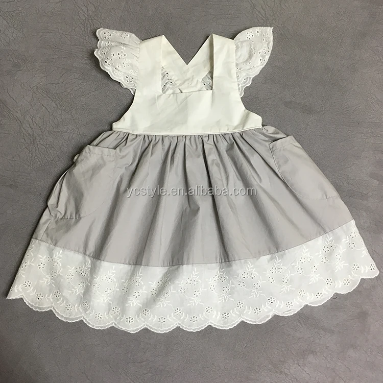 kids girl butterfly cotton frock for summer dress,Eco-Friendly dress for kids clothes sets