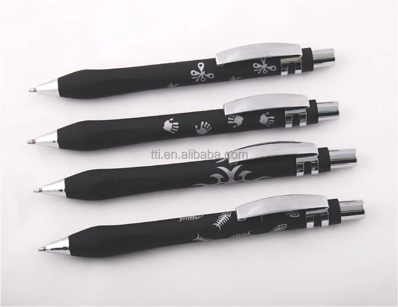 
Hot Sell Patented Rubber Plastic Ballpoint Pen Soft Logo Custom SA8000 Sedex factory audit 
