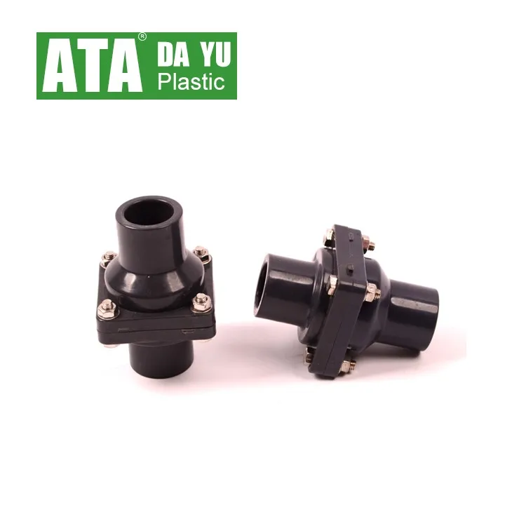 dn20 to dn150 kitchen sewage cut-off valves mini plastic none one way return flap slip swing check valve