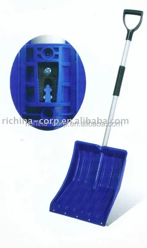 
big head, any color available, wood/steel handle, metal edge, 1300mm long, Snow Scoop Shovel 