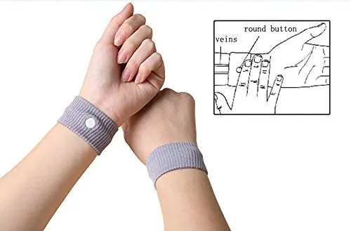 4pcs Car Pregnancy Sea Travel Motion Morning Sickness Nausea Relief Acupressure Wrist Bands Anti-Nausea Bracelet Wristbands