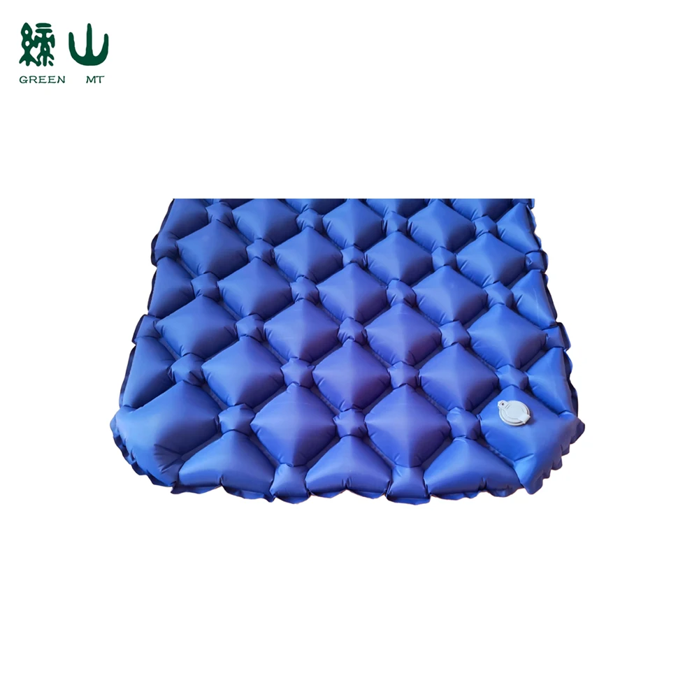 Camping Backpacking Compact Ultralight Sleeping Air Pad Insulated Inflatable Camping Mat Sleeping Pad With Pillow