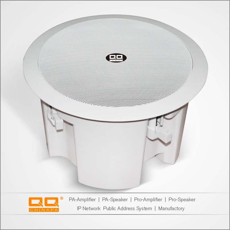 QQCHINAPA oem odm pro audio pa 5 inch active in-ceiling speaker
