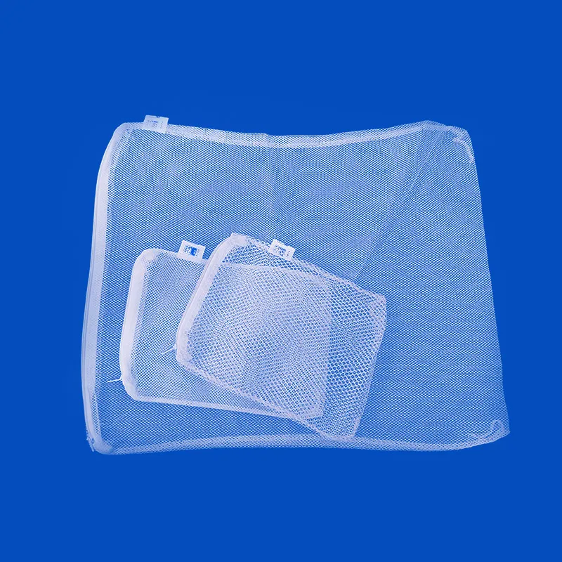 Xinyou Aquarium filter media mesh bag Aquarium filter media bag with zipper nylon mesh bag