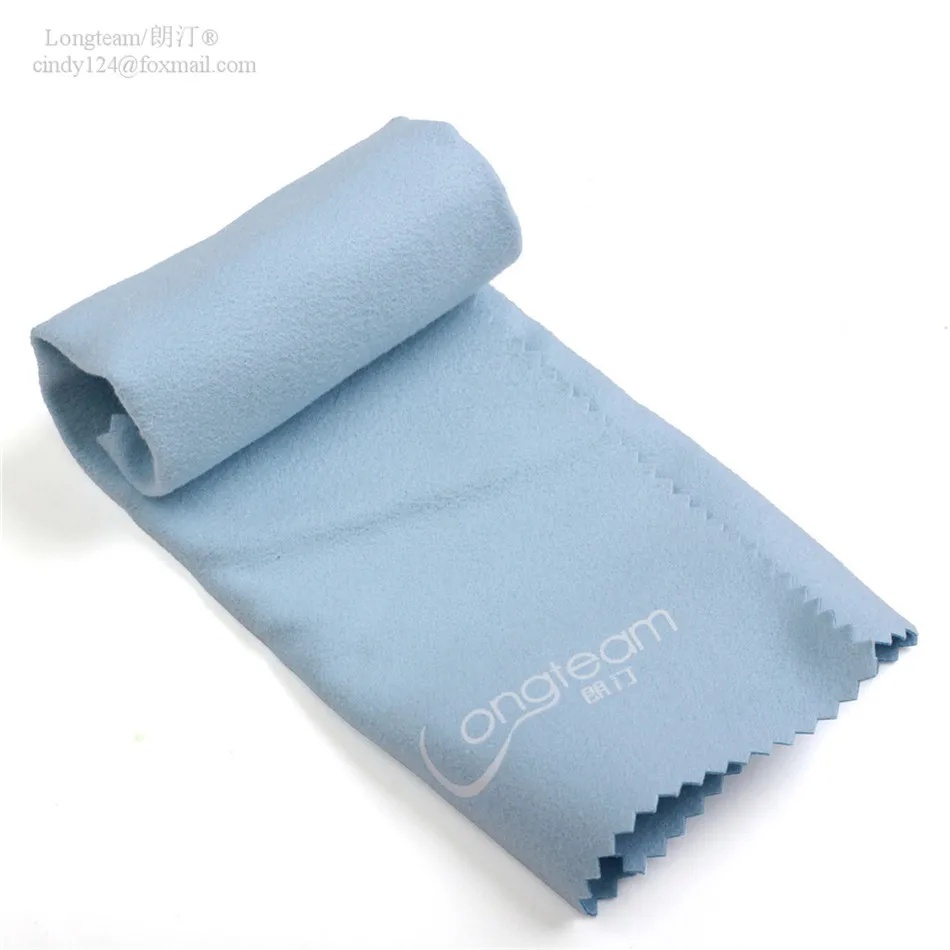 
logo printed microfiber cleaning cloth for Electric and acoustic Guitar Violin and pianopolishing cleaning cloth 