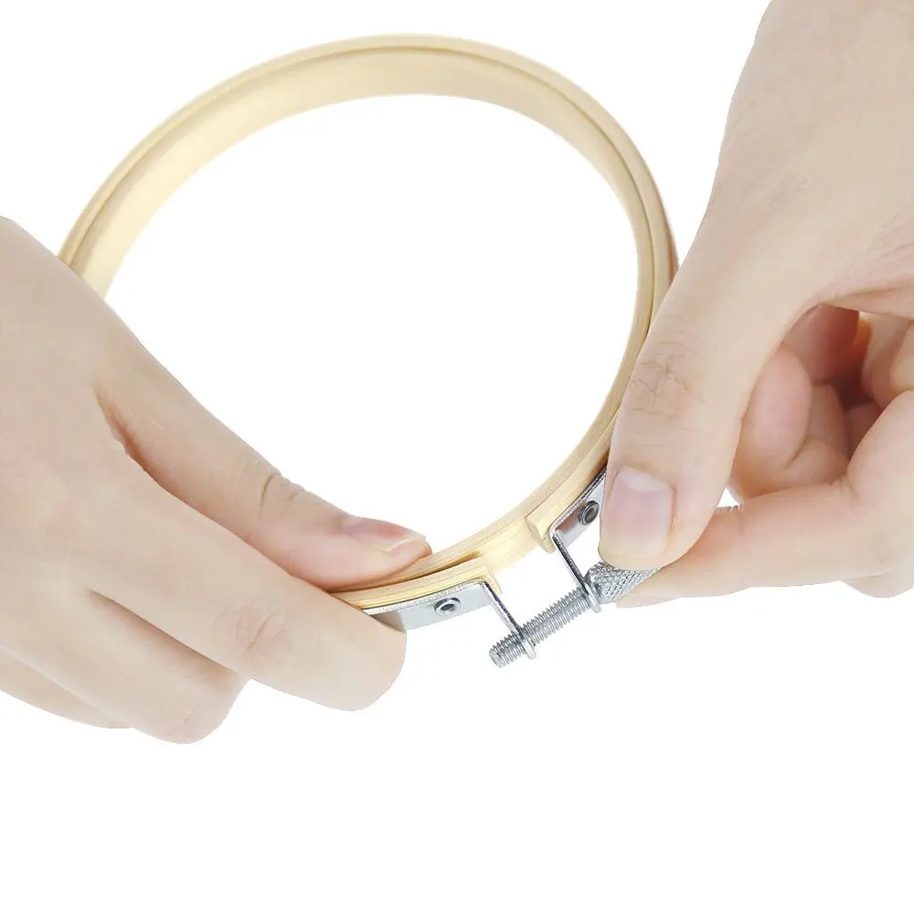 
Bulk Buy DIY Crafts Wooden Embroidery Hoops Round 3 inches-17