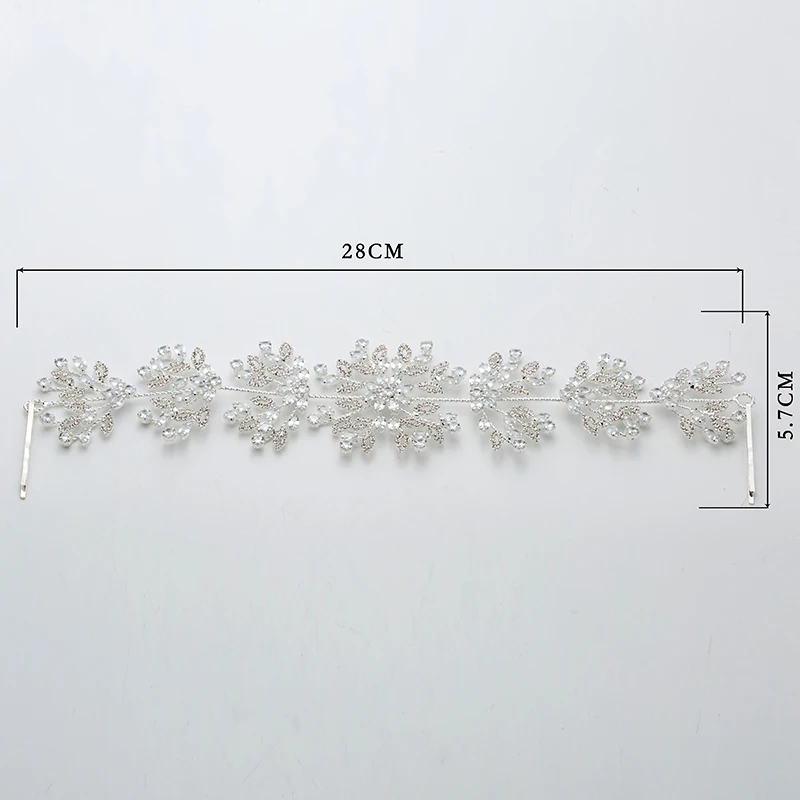 Echsio High Quality Women Accessories Tiara Crown Fine Zircon Charm Women Crown For Noble Lady Sliver Plating Jewelry BC4687