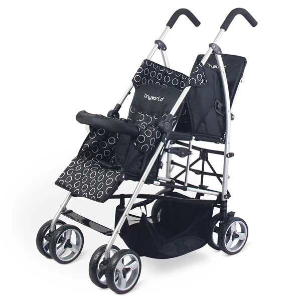 Twin Stroller Baby Twin Tandem Stroller Pushchair With EN1888