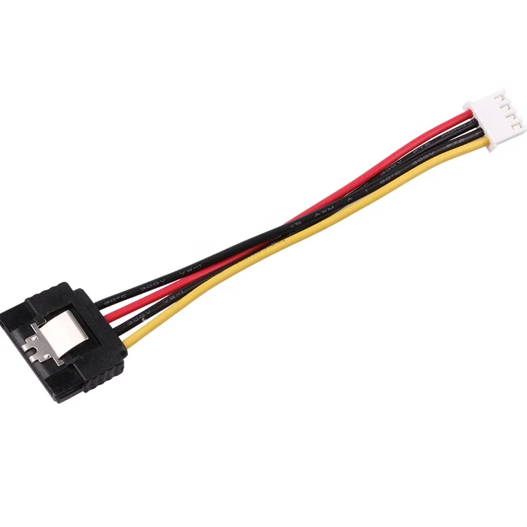 Factory wholesale SATA power 15P SATA to 4 Pin Molex Power Cable for HDD hard drive