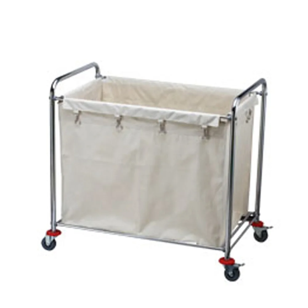 High Quality Hotel Cleaning Hospital Laundry Linen Bag Trolley