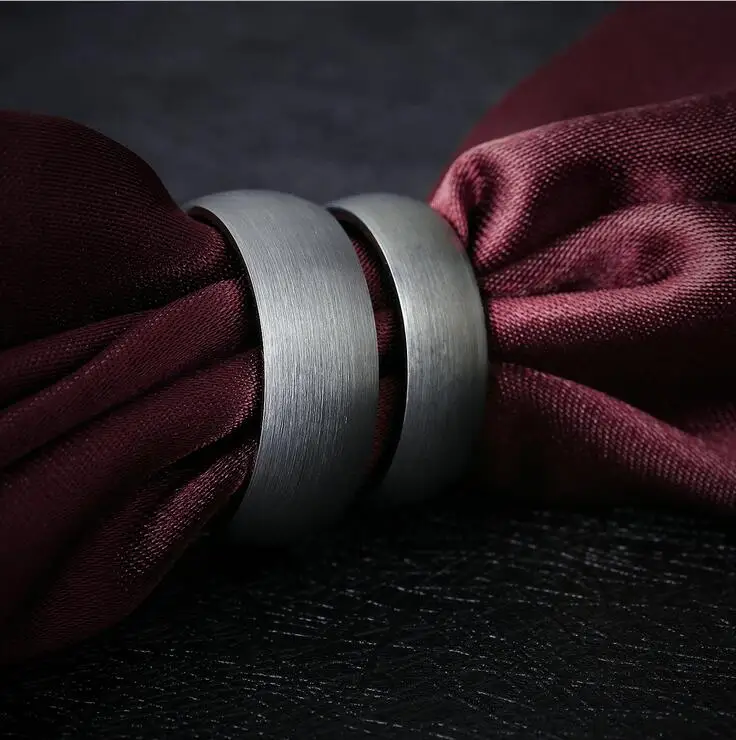 
Mens Wedding Band Two Tone Black Tungsten Carbide Ring 8mm Comfort Fit 