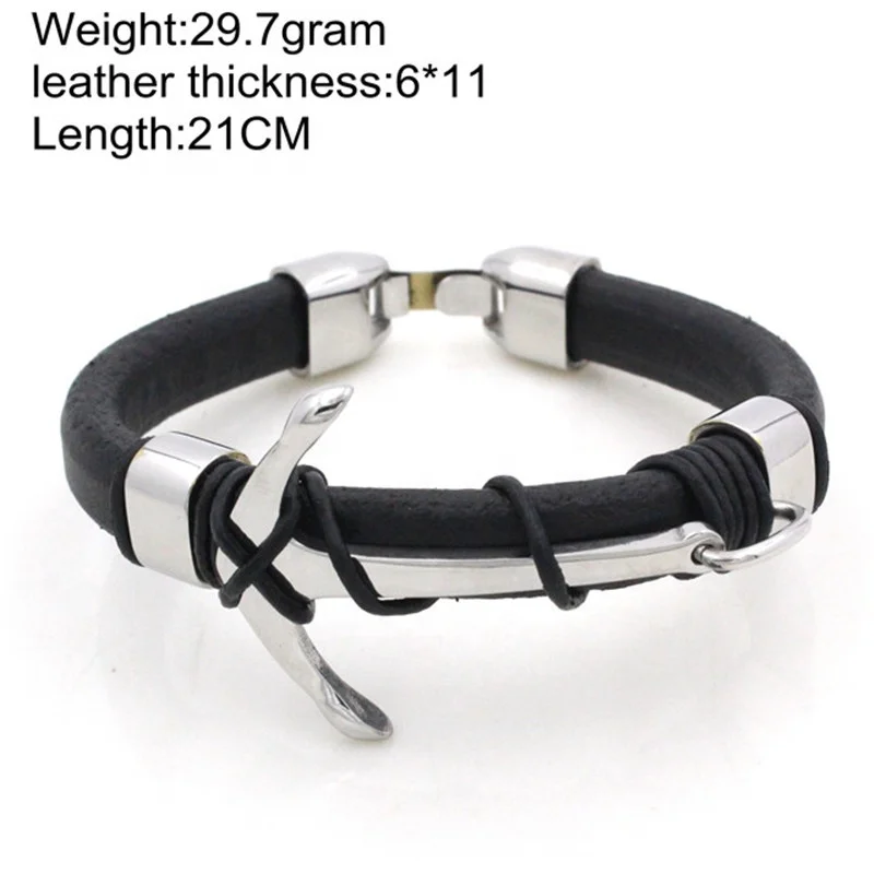 Yudan Factory Wholesale Custom Anchor and hook bracelet