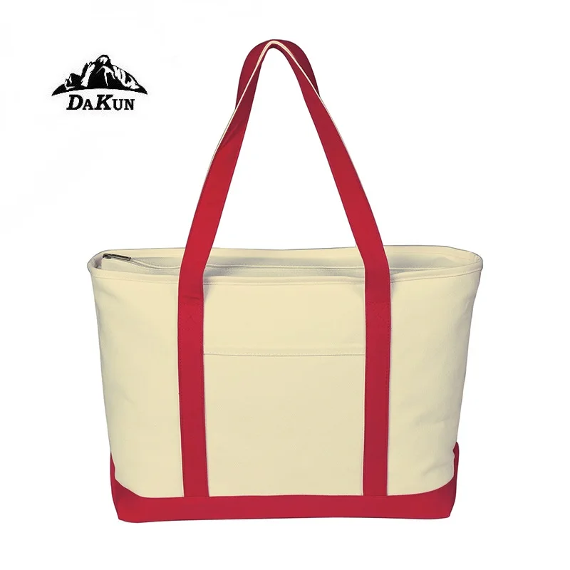 Cheap wholesale promotional large market tote cotton canvas shopping bag