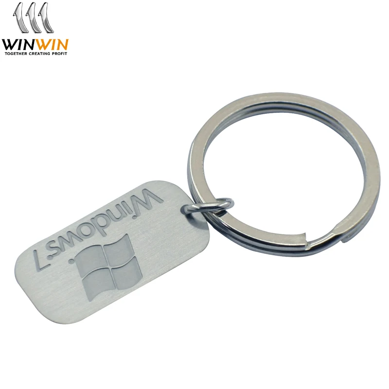 custom personalized zinc alloy keychain with logo