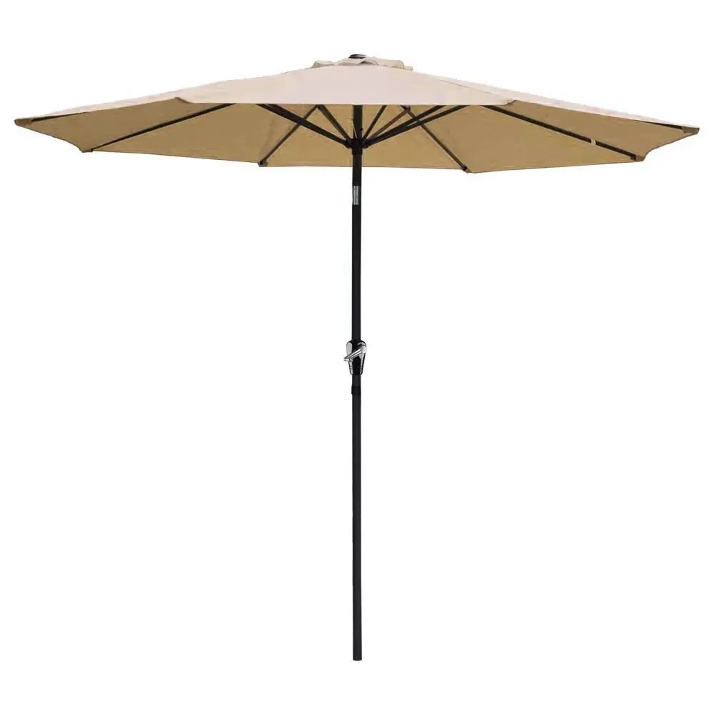 2019  cheap Discount Promotional hand crank open large size Garden Balcony 9 foot patio umbrellas outdoor with tilt