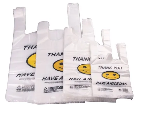 Полиэтиленовый пакет для покупок под заказ от производителя HDPE/LDPE