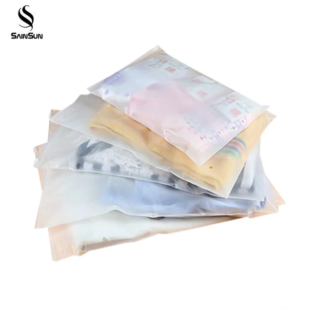 
Stand Up Zip Lock Bag For Clothes Disposable Frosting Costume Plastic Bag 