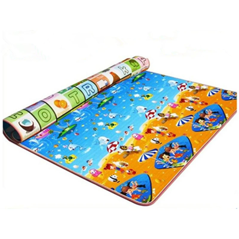 Толстый детский игровой коврик для ползания из вспененного этилвинилацетата, Обучающий игровой коврик с алфавитом, коврик для ползания новорожденных