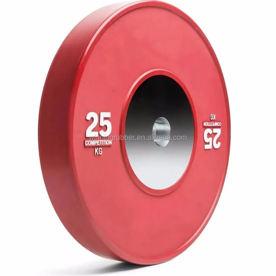 Прочный резиновый бампер для соревнований, Элитная пластина для тяжелой атлетики для кросс-фитнеса