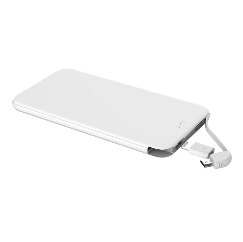 Рекламные Тонкий подарок Powerbank изготовленным на заказ логосом Cardit размером с карту дешевые Power Bank 5000 мАч