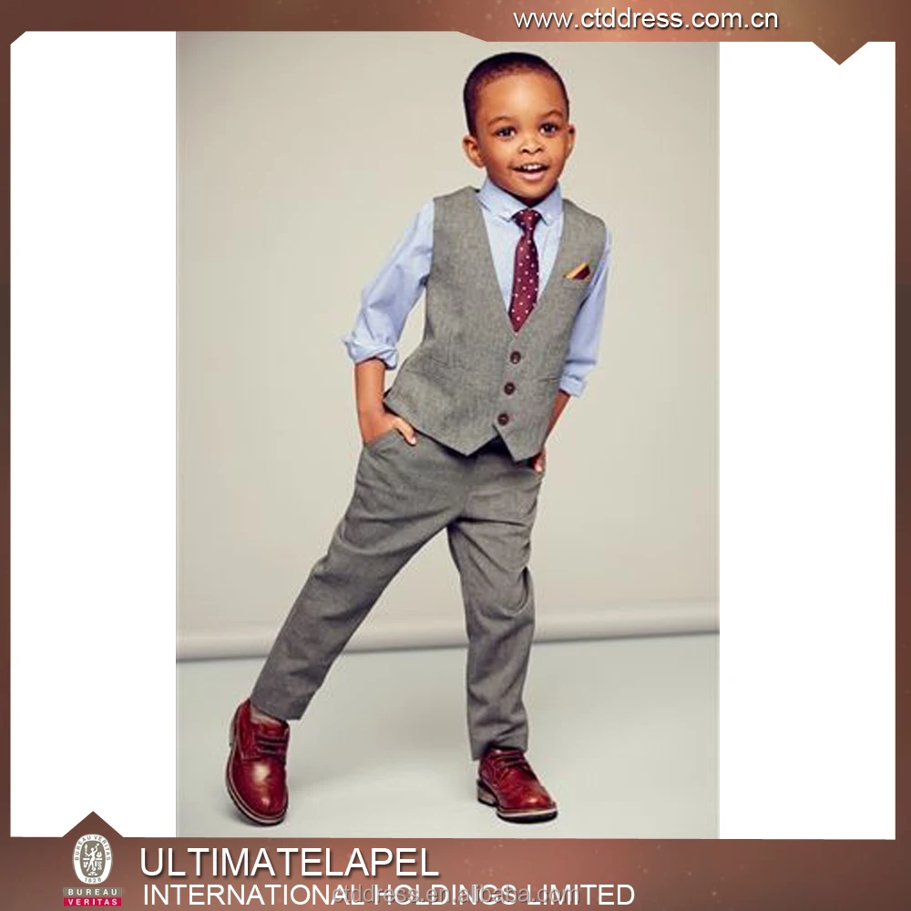 
Оптовая продажа, индивидуальный пошив, новый стиль, жилет для мальчиков, деловые костюмы из 3 предметов 