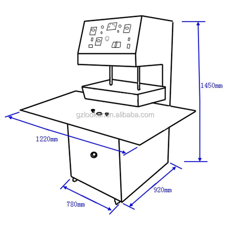 Battery glue Blister sealing machine