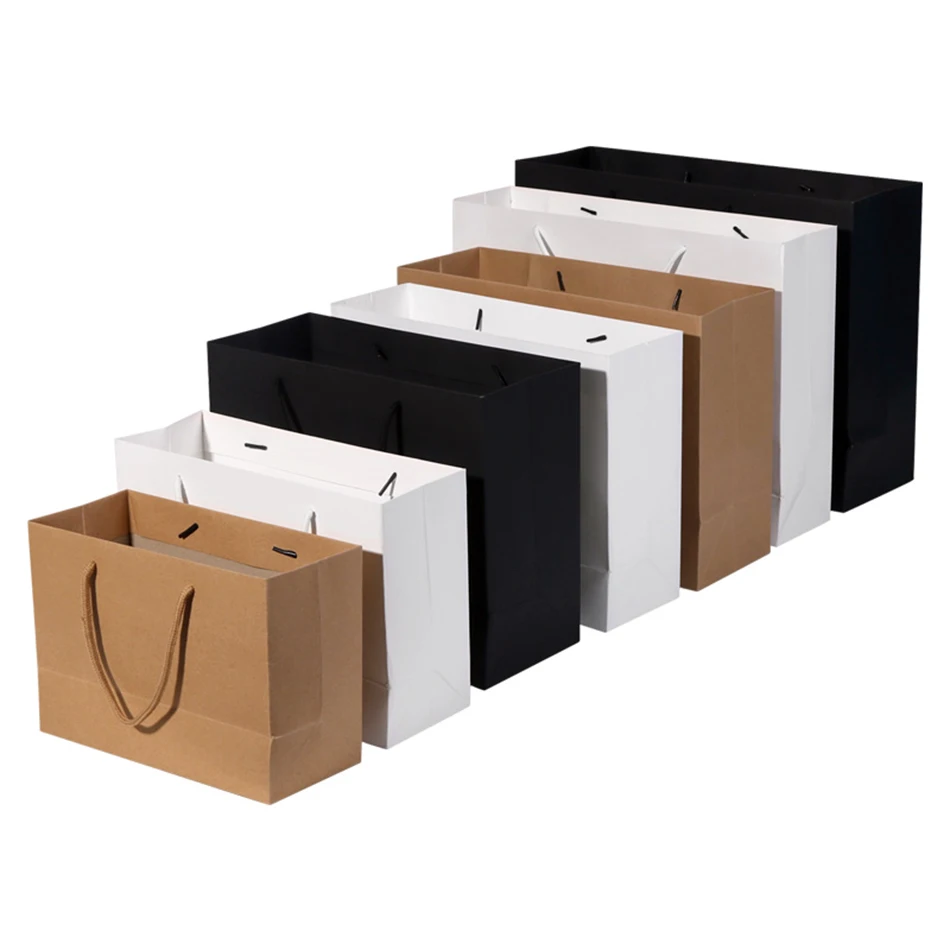 2019 fashion rope handle paper bag shopping bag with custom logo