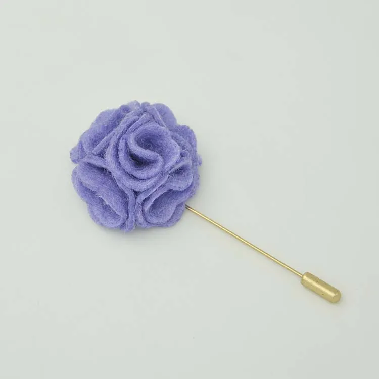 Factory handmade 1 1/2' felt flowers for sale
