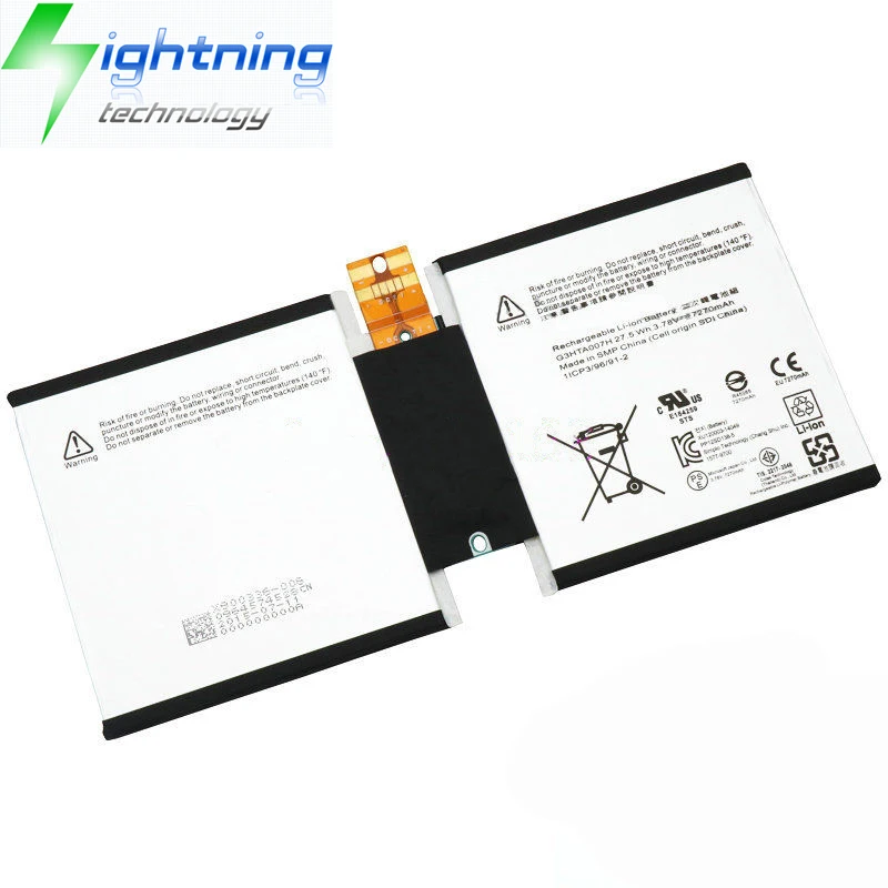 NEW 3.78V 27.5WH Genuine G3HTA007H Battery For Microsoft Original Battery Surface 3 1645G 3HTA003H G3HTA004H