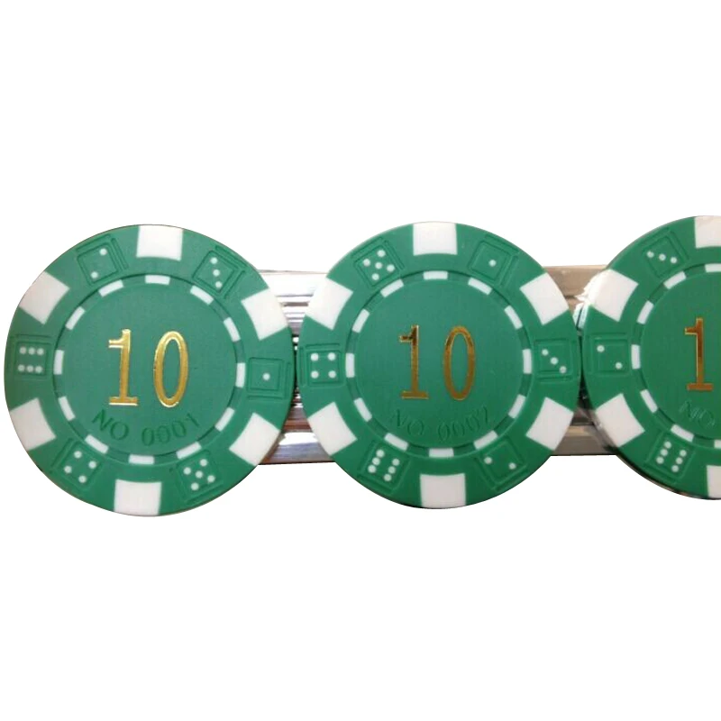 Casino Chip with silk screen Printing for events or charity keychain poker chips