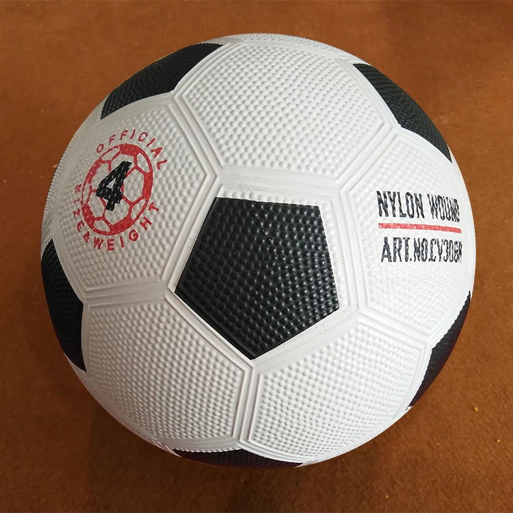 4# pebble surface rubber football