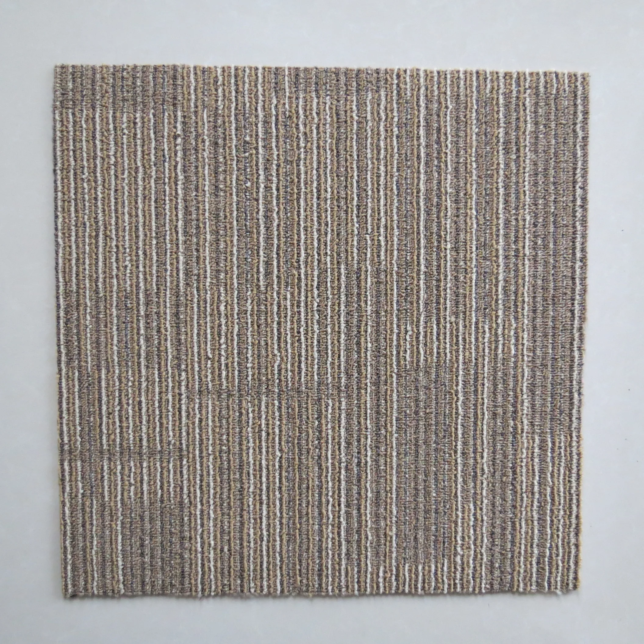 High traffic PP carpet 50*50 jacquard office floor bitumen backing carpet tiles