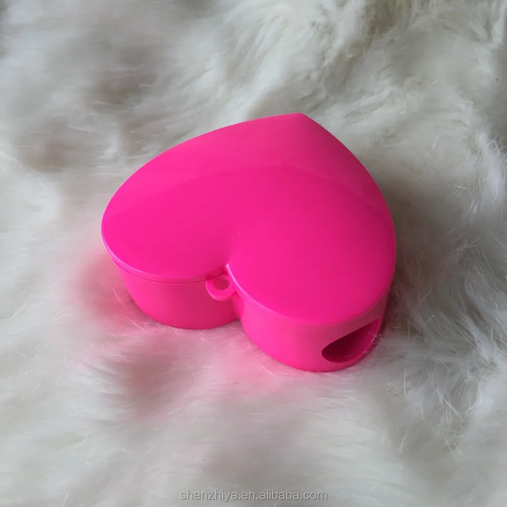 
pink heart shape pencil sharpener 
