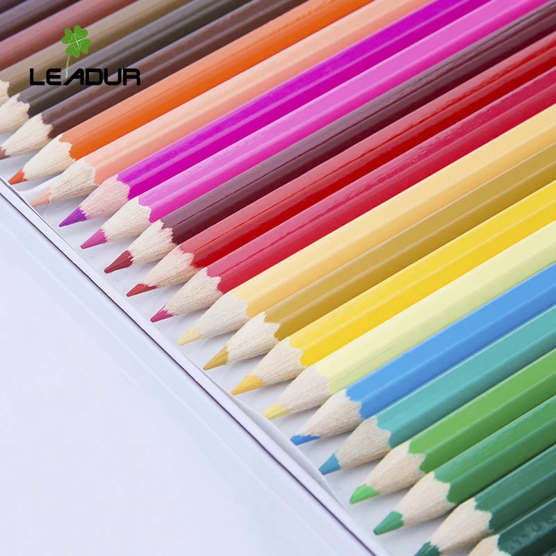 Most popular custom logo hexagon colored pencils