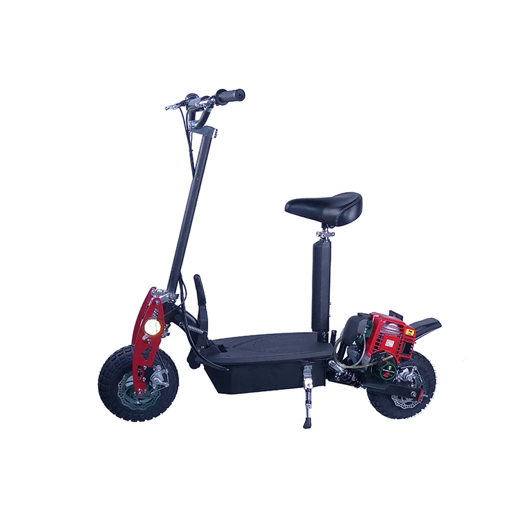 
CE approved 2 stroke engine mini folding power gasoline scooter adult gas scooter 49cc with rubber tyre 