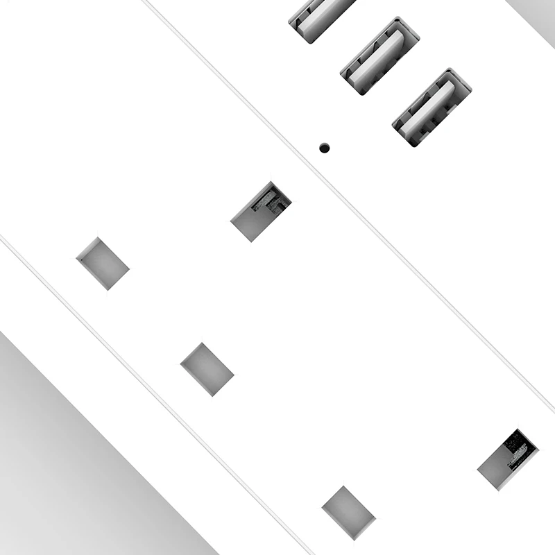 
wifi Smart Home App control multi plugs sockets outlet wifi power strip UK type C Tuya smart 