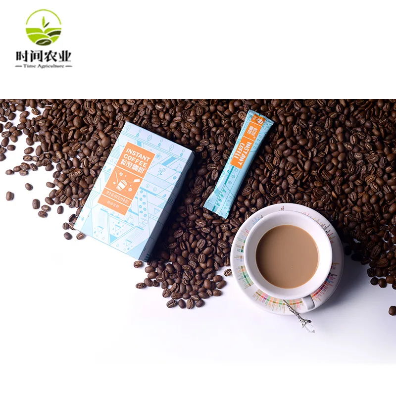 Bulk Yunnan Private Label 3 in 1 Instant Coffee Powder