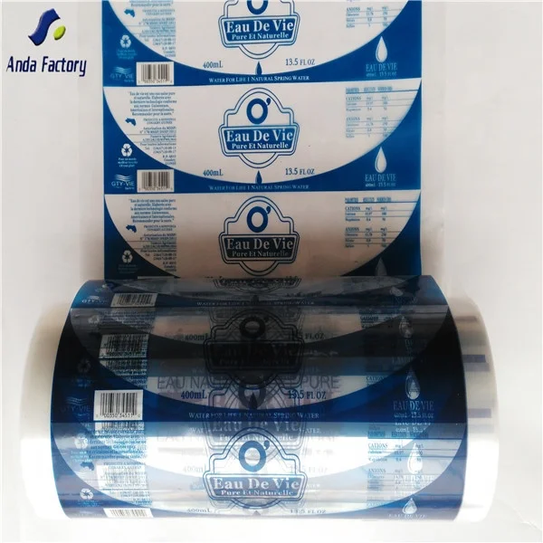 Manufacture Clear heavy duty plastic sachet bag packaging for water plastic film roll for water sachet 500ml