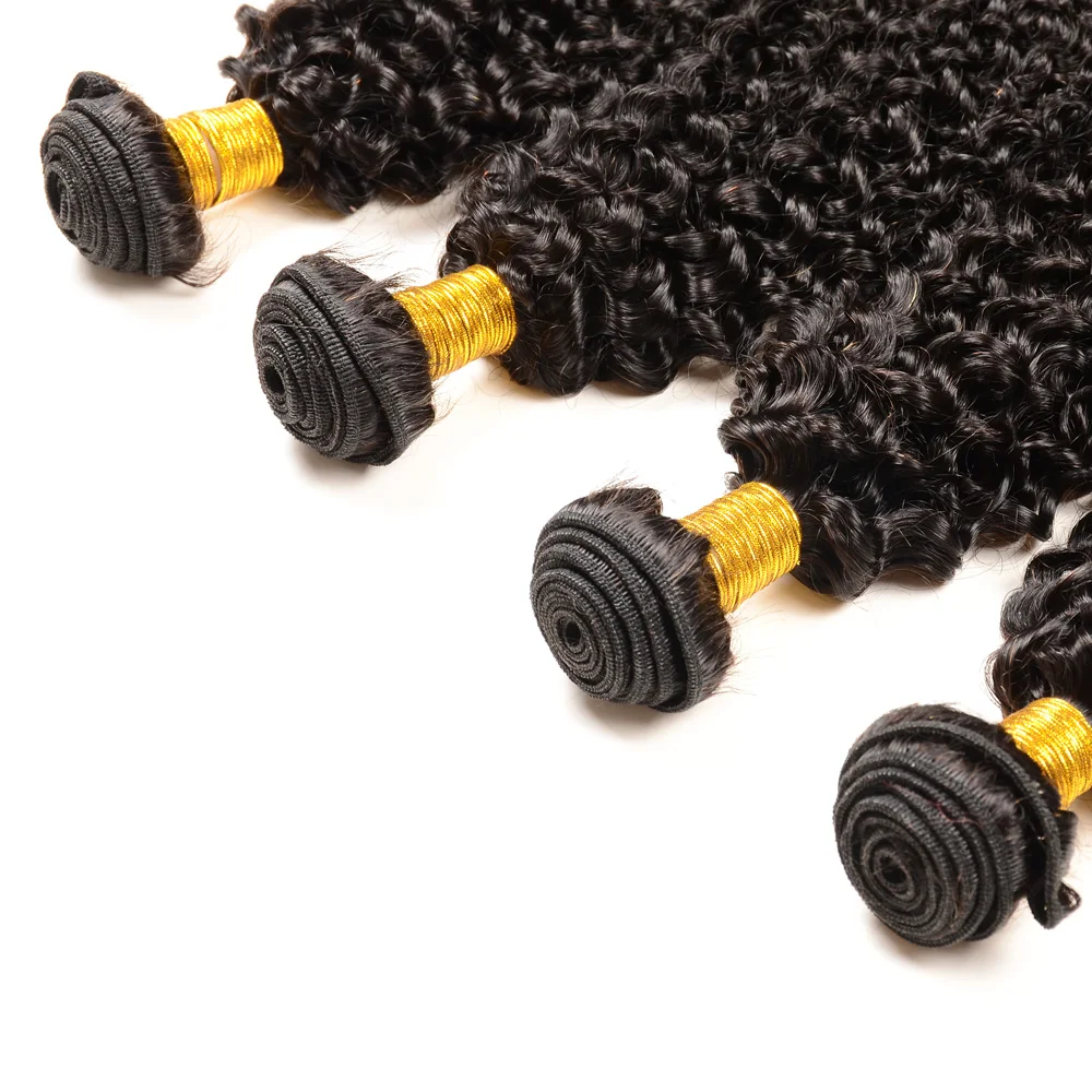 unprocessed Indian human Deep Curly Virgin hair bulk,Afro Wave Indian 7a Romance water wave Jerry curl Human Hair Weave
