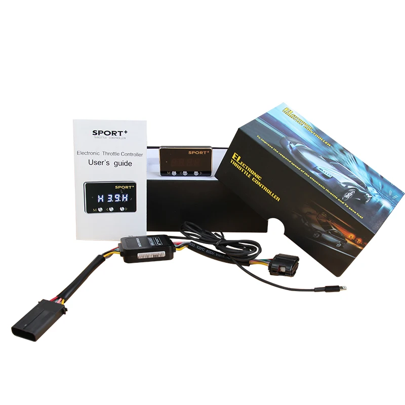 China Silver Ultra Thin Car Electronic throttle controller with Double Chip Control 6 Mode Function