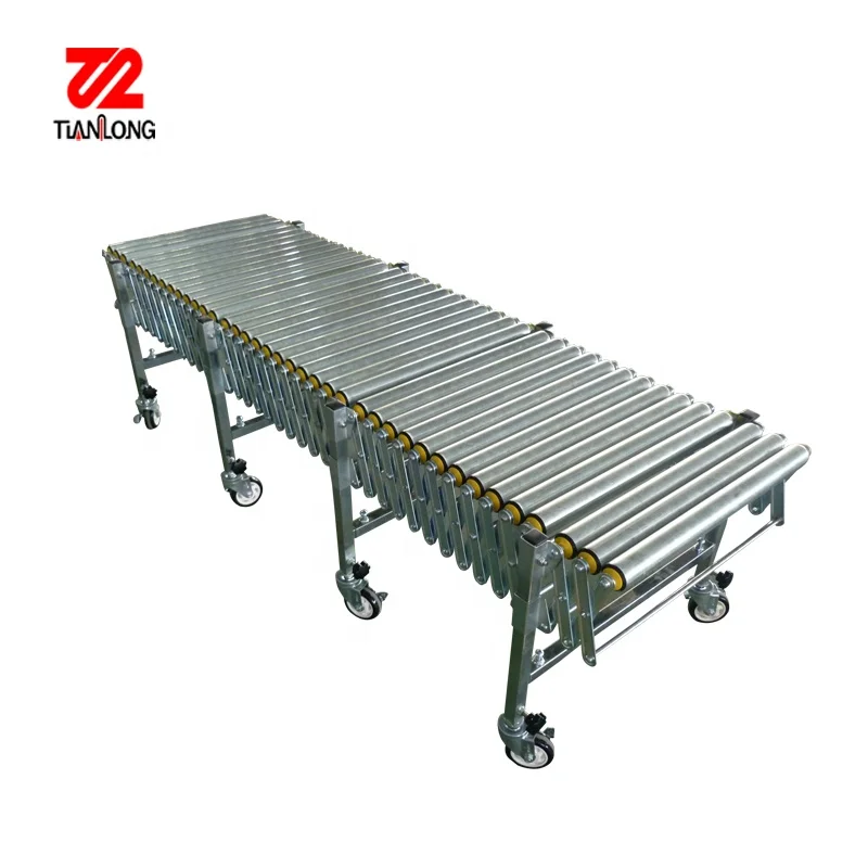 Tianlong Flexible Roller Conveyor for Material Transmission