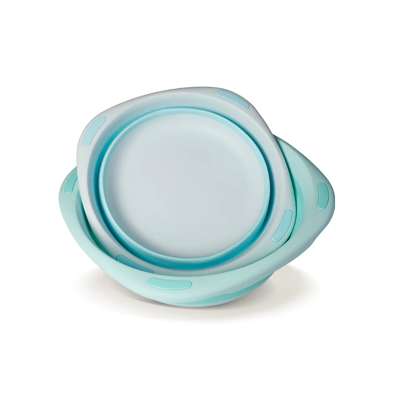 
Eco-friendly small size folding plastic baby wash basin 