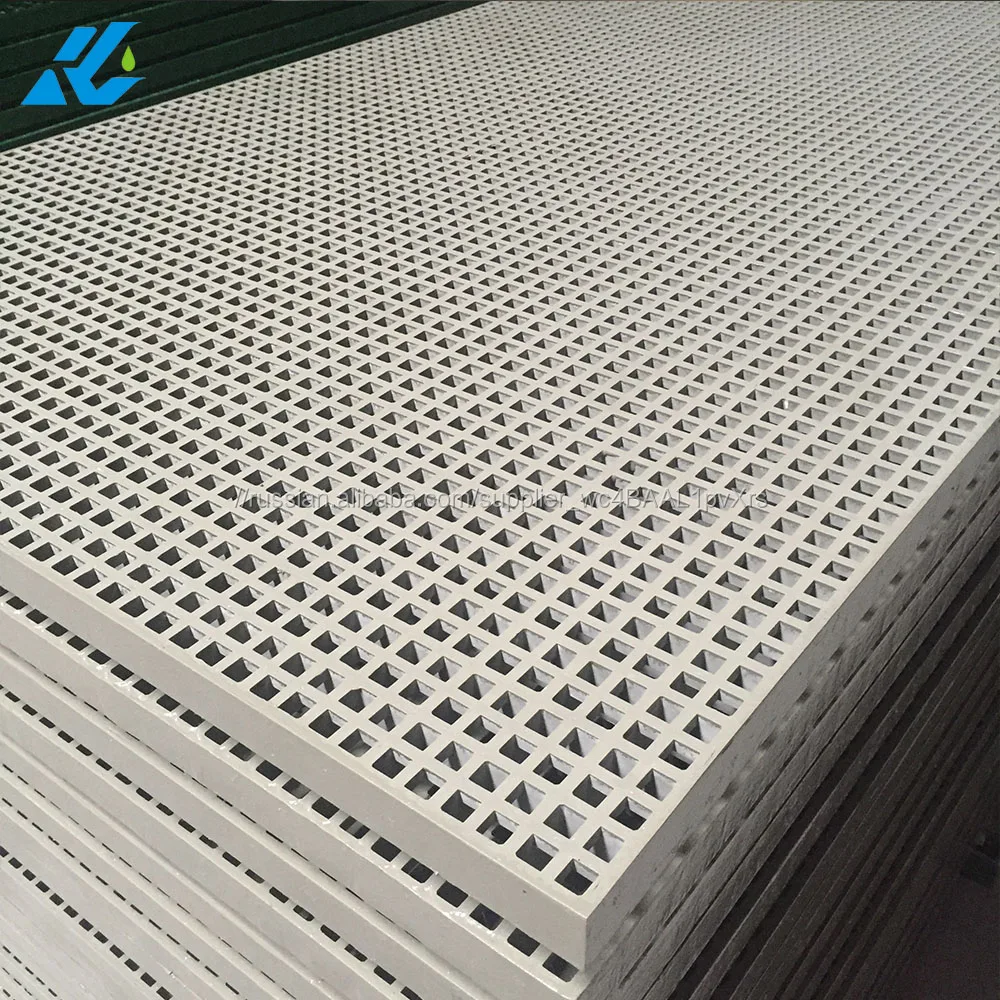 Molded fiberglass polyester frp trench cover