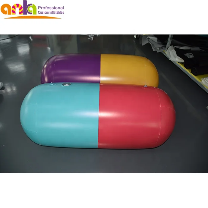 Giant inflatable capsules model/customized inflatable pills toy for advertising promotion