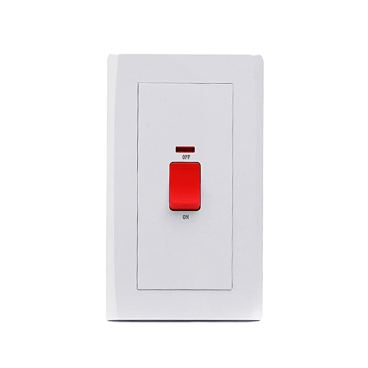 Горячая Распродажа, заводская цена, настенный выключатель 45A, оптовая продажа, производитель wenzhou