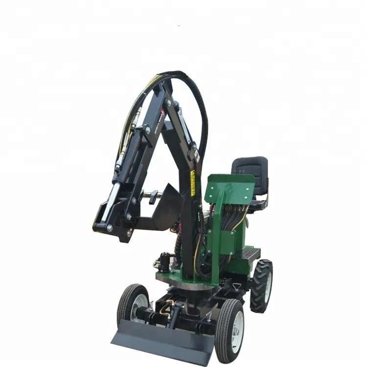 Mini digger backhoe excavator loader tractor for garden tool