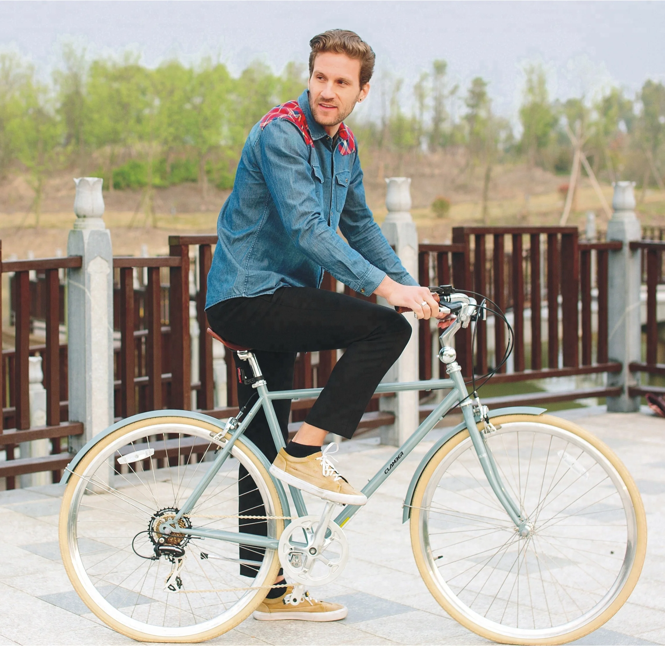 Aus popular ladies vintage bike 7 speed bike city bike female bicycle