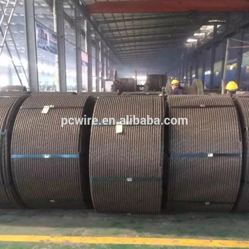 Предварительно напряженный низкой пластичности, 7 провод ПК стальной провод предварительно напряжённого 12,7 мм 1860 МПа